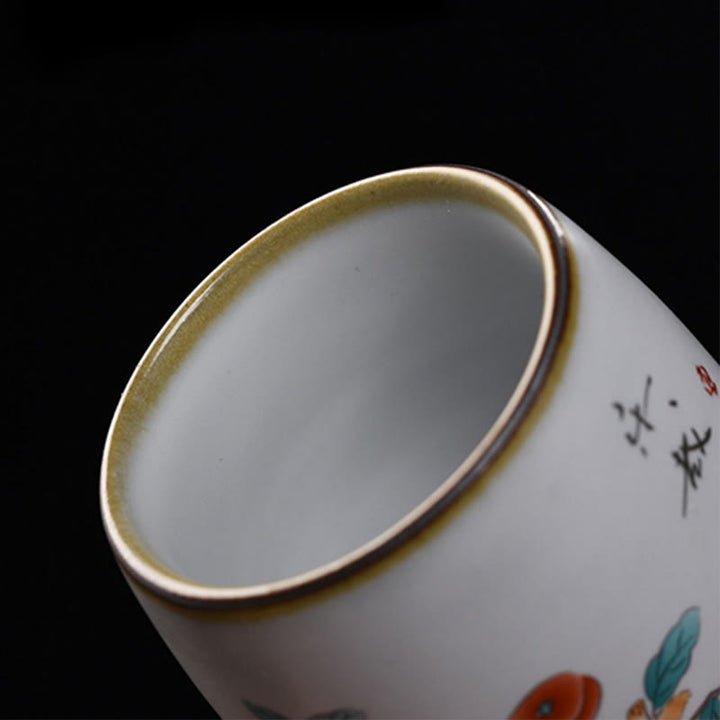 Tazza da tè Kung Fu con rami di gatto sdraiato Buddha Stones - image 9