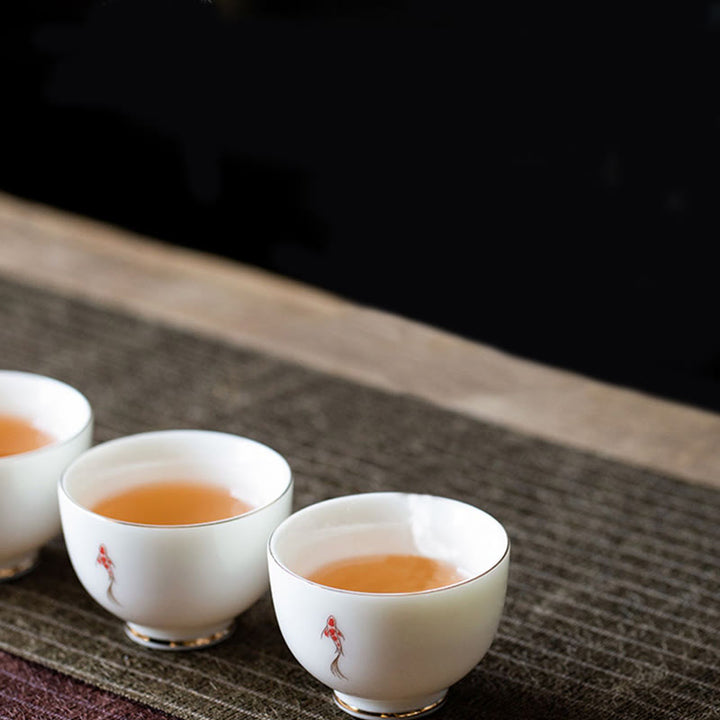 Tazza da tè Buddha Stones e pesce Koi, tazza da tè Kung Fu - image 7