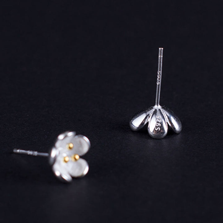 Buddha Stones in argento sterling 925 con stami dorati  - image 7
