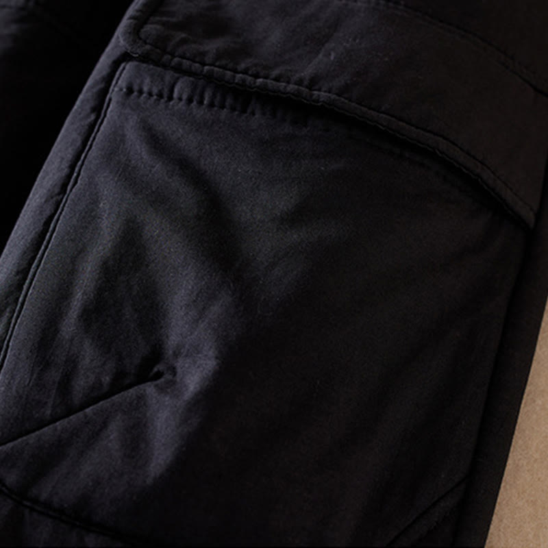 Pantaloni harem da donna semplici con tasche e stampa Buddha Stones - image 29