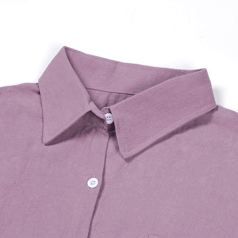 Completo da donna in cotone con stampa Buddha Stones, composto da 2 pezzi: maglia a maniche lunghe con tasche e pantaloni capri con coulisse, ideale per la meditazione. - image 60