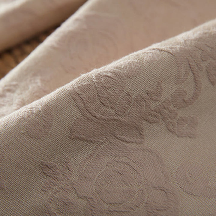 Pantaloni da donna in cotone a gamba larga con tasche, modello jacquard termico invernale Buddha Stones - image 14