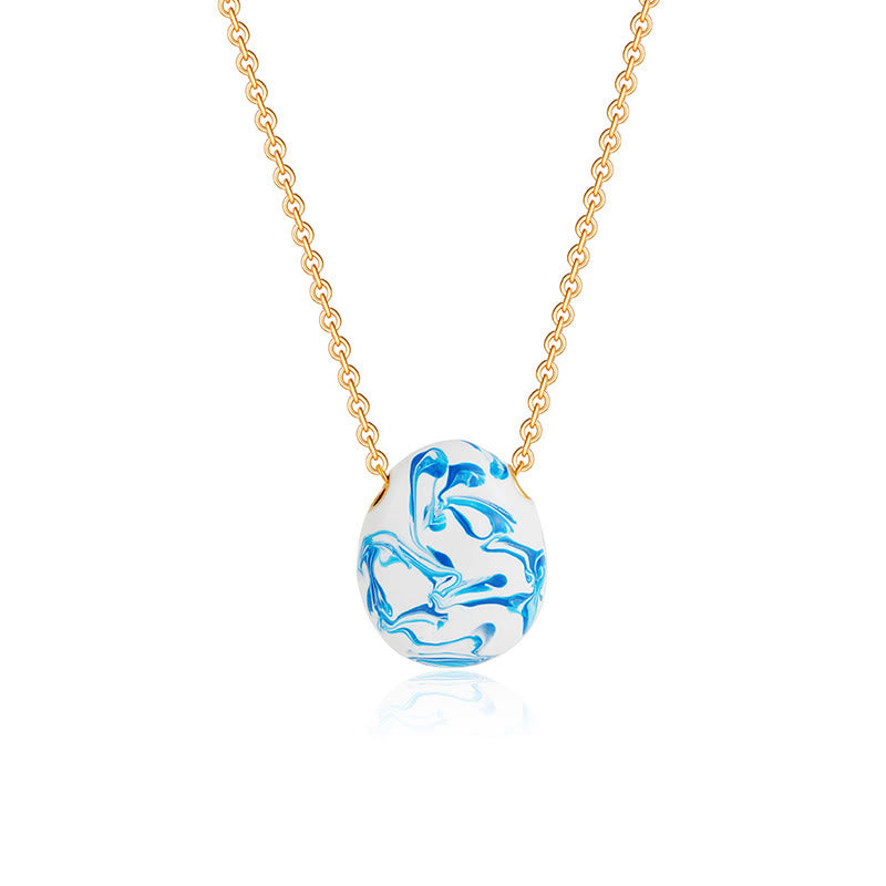 Collana con ciondolo a forma di goccia d'acqua, in rame e Buddha Stones, per la guarigione della ricchezza - image 4