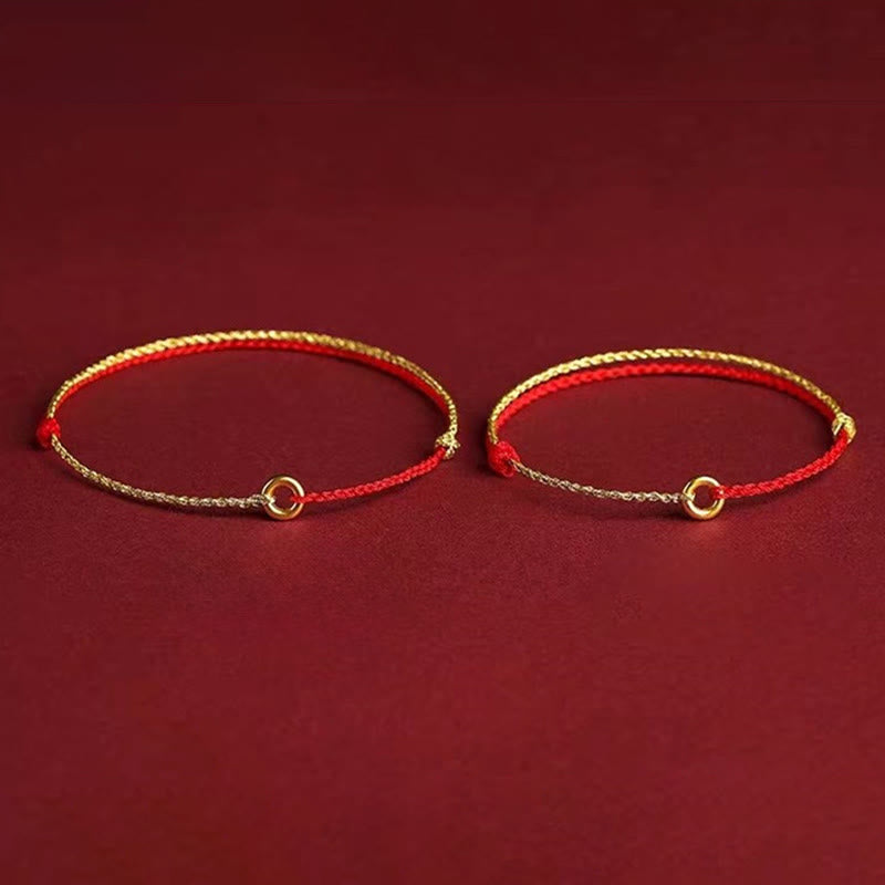 Braccialetto alla cavigliera regolabile con fibbia intrecciata Buddha Stones, piccolo per la pace - image 11