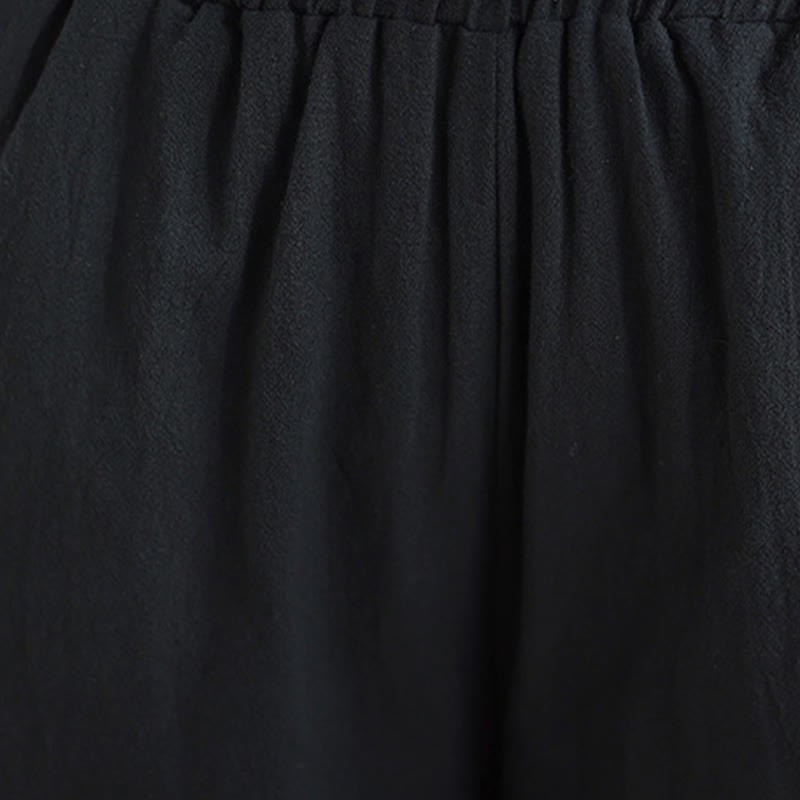 Completo da donna con motivo Buddha Stones, composto da maglietta a maniche lunghe con scollo a V e pantaloni a gamba larga, ideale per la meditazione zen. - image 20