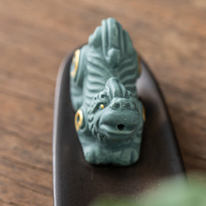 Bruciatore di incenso per la decorazione della casa Buddha Stones Pixiu Wealth - image 13