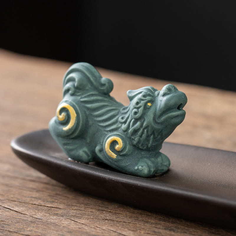 Bruciatore di incenso per la decorazione della casa Buddha Stones Pixiu Wealth - image 12