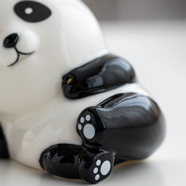 Bruciatore di incenso decorativo per la casa a forma di panda, Buddha Stones - image 3
