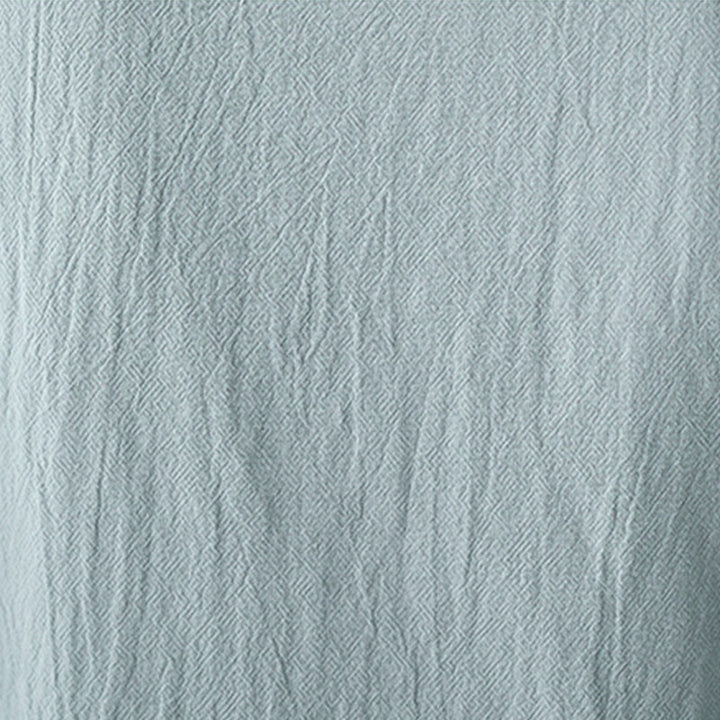 Camicia da donna in cotone a maniche lunghe con colletto rialzato e motivo floreale ricamato primaverile Buddha Stones - image 15