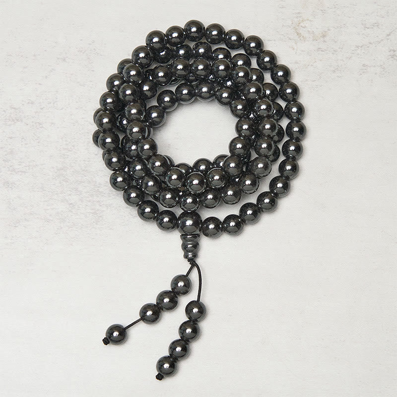 Buddha Stones Mala con 108 perle Terahertz Focus Clarity - image 1