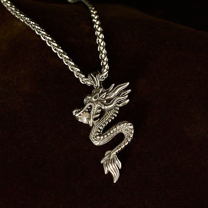 Collana con ciondolo in rame con Buddha Stones drago, simbolo di equilibrio e fortuna - image 12
