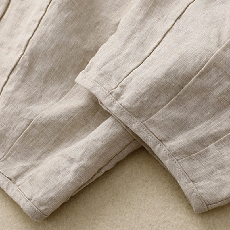 Buddha Stones Pantaloni harem da donna con tasche, lunghezza 7-8, con design color blocking, modello Commute - image 6