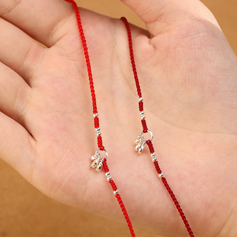 Buddha Stones Cavigliera ultra sottile con design a forma di monete in argento sterling 925, realizzata a mano e resistente - image 12