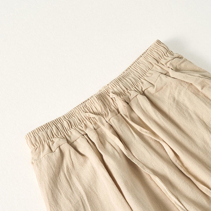 Pantaloni larghi da donna con tasche e righe bohémien semplici Buddha Stones - image 6