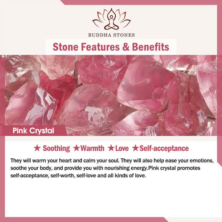 Buddha Stones Numeri angelici Cristallo bianco Diaspro rosso Cristallo rosa Avventurina verde Pietra da palma per meditazione - image 13