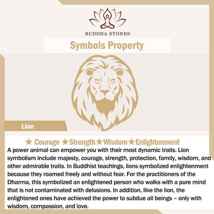 Buddha Stones Ciondolo a forma di leone Bodhi con semi di Vajra, grigliato sul carbone, perline tattili per la meditazione, decorazioni. - image 6