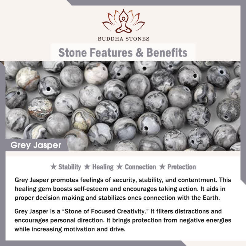 Buddha Stones Braccialetto distanziatore con cubo di sodalite e ematite per messa a terra - image 7