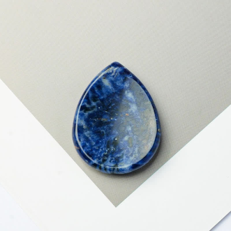 Buddha Stones a forma di goccia, pietra protettiva antistress, decorazione in cristallo 45*35*8mm - Sodalite - 45*35*8mm - image 11