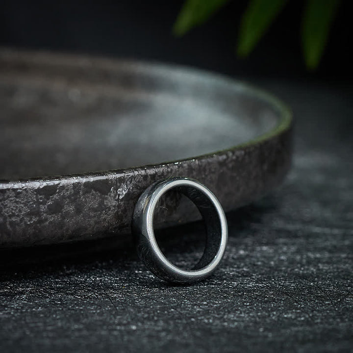 Buddha Stones Anello di supporto potente in ematite naturale - image 3