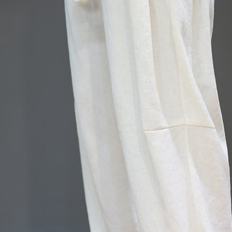 Pantaloni da uomo a gamba dritta, minimalisti, estivi, casual, con coulisse e tasca, con motivo Buddha Stones. - image 19