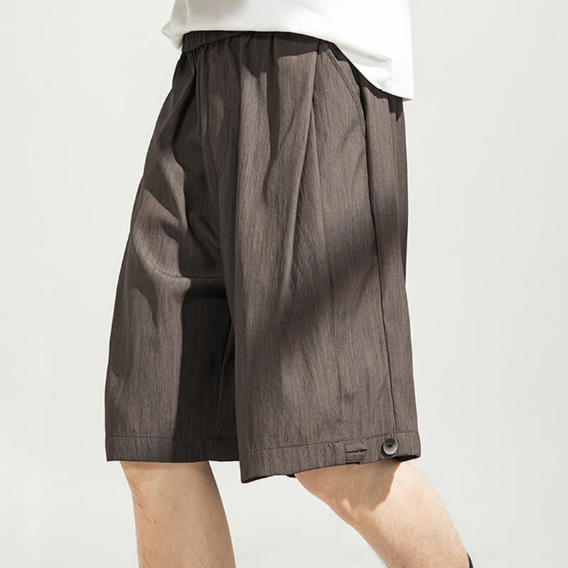 Buddha Stones Pantaloncini da uomo estivi casual minimalisti con coulisse in vita elasticizzata e tasca. - image 17