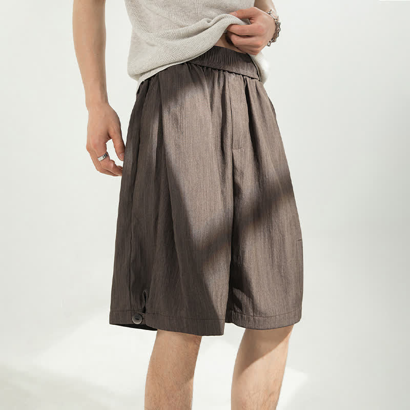 Buddha Stones Pantaloncini da uomo estivi casual minimalisti con coulisse in vita elasticizzata e tasca. - image 16