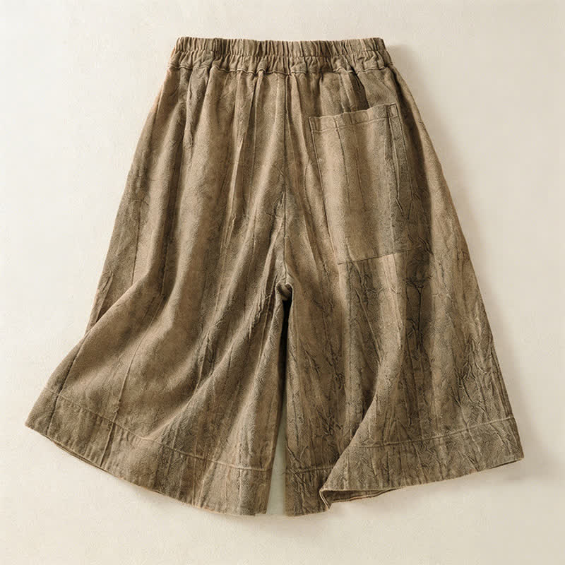 Buddha Stones Pantaloncini da donna estivi casual, minimalisti, tinta unita, con tasca - image 1