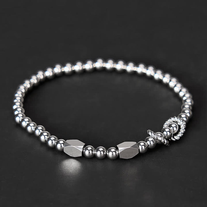 Braccialetto di coppia con perline in ottone e rame, design Buddha Stones Wealth Self Care - image 13