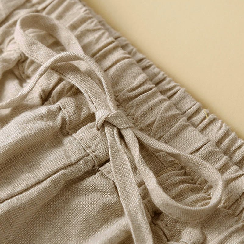 Pantaloni capri harem da donna Buddha Stones Commute con tasche - image 14