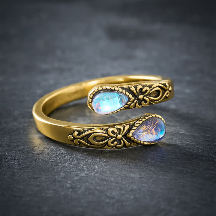 Buddha Stones Anello aperto Copper Liuli Butterfly Freedom - image 10