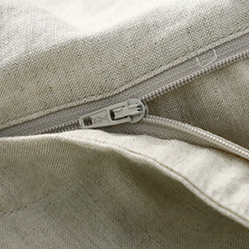 Pantaloni da donna con tasche, tinta unita, bottoni sul davanti e sul retro, con elastico in vita e Buddha Stones. - image 5