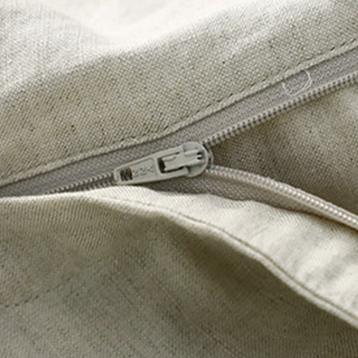 Pantaloni da donna con tasche, tinta unita, bottoni sul davanti e sul retro, con elastico in vita e Buddha Stones. - image 5