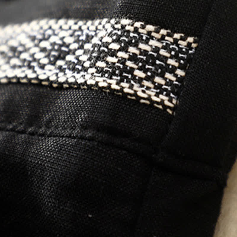 Pantaloni da donna con tasche, tinta unita, bottoni sul davanti e sul retro, con elastico in vita e Buddha Stones. - image 29