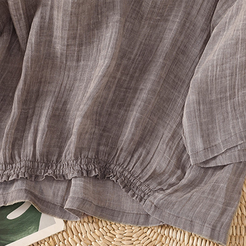 T-shirt da donna a maniche a tre quarti con stampa Buddha Stones, ideale per l'estate. - image 22