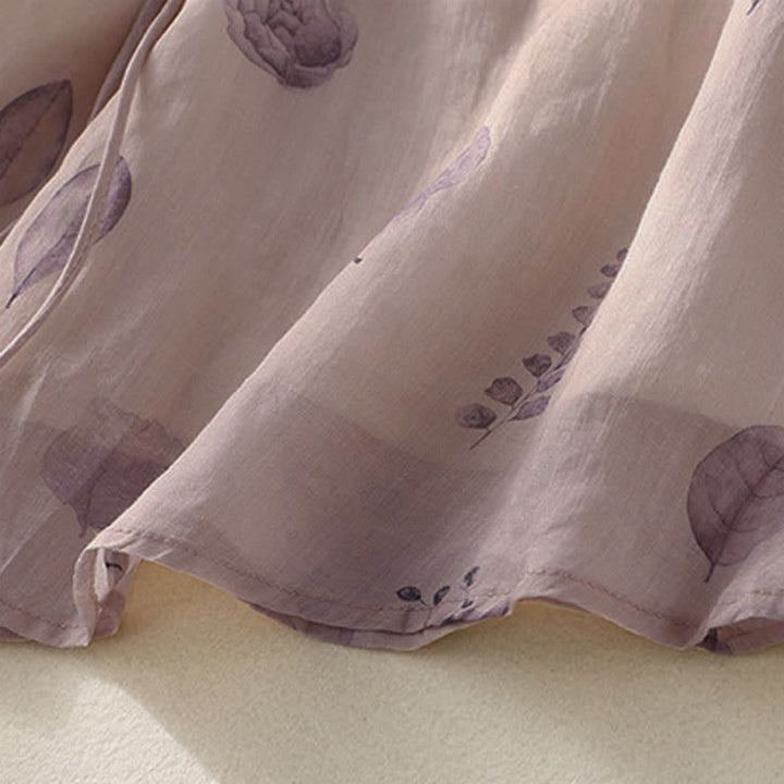 Camicia da donna a maniche a tre quarti con ricamo di Buddha Stones. - image 10