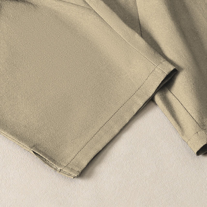 Buddha Stones Pantaloni da uomo affusolati in puro cotone con motivo tribale a sole e coulisse, con tasche. - image 5