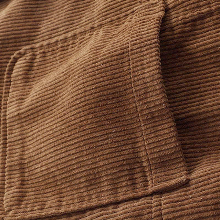 Buddha Stones Canotta da donna in velluto a coste tinta unita, stile vintage, con bottoni, per autunno/inverno, con tasche. - image 6