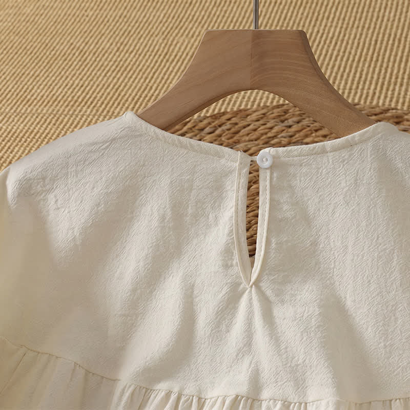 Buddha Stones T-shirt da donna a maniche lunghe, semplice, tinta unita, casual, per primavera/autunno. - image 3
