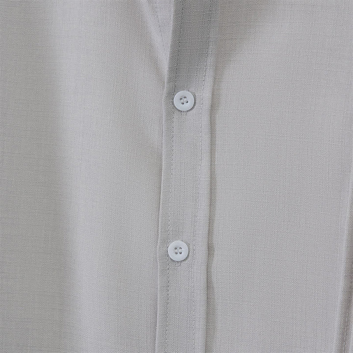 Buddha Stones Camicia da uomo a maniche lunghe, stile Tang, casual, con colletto alla coreana e bottoni, tinta unita, ideale per l'autunno. - image 14