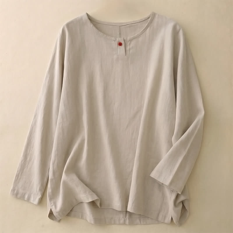 T-shirt da donna a maniche corte, girocollo, modello ampio, con stampa Buddha Stones. - Biancheria - Manica lunga - US14, UK/AU18, EU46 (2XL) - image 28