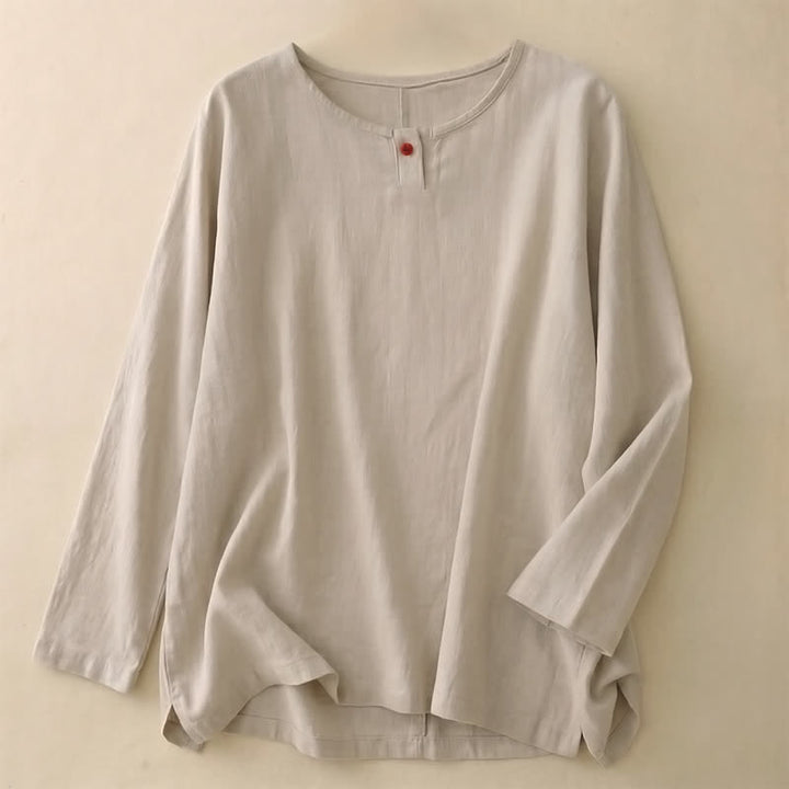 T-shirt da donna a maniche corte, girocollo, modello ampio, con stampa Buddha Stones. - Biancheria - Manica lunga - US14, UK/AU18, EU46 (2XL) - image 28