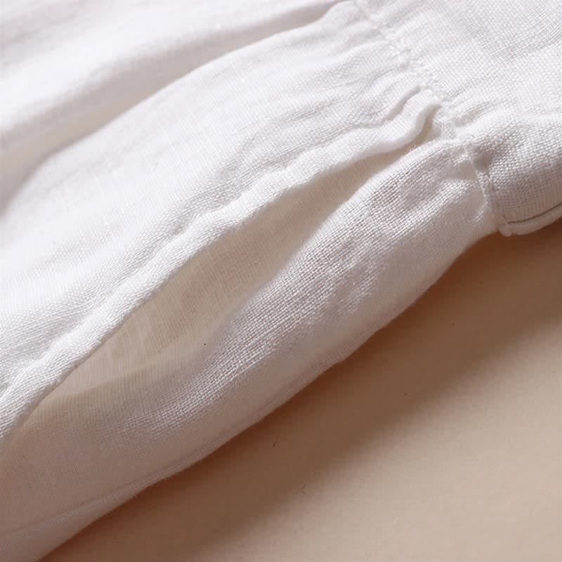 Pantaloni da donna a gamba larga con tasche, tinta unita, lunghezza 7-8, con stampa Buddha Stones Commute. - image 10