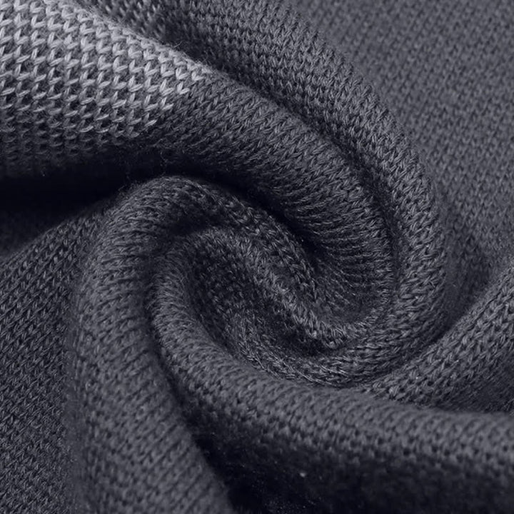 Sciarpa da uomo accogliente in maglia con motivo Buddha Stones, ideale per autunno/inverno, con blocchi di colore geometrici. - image 10