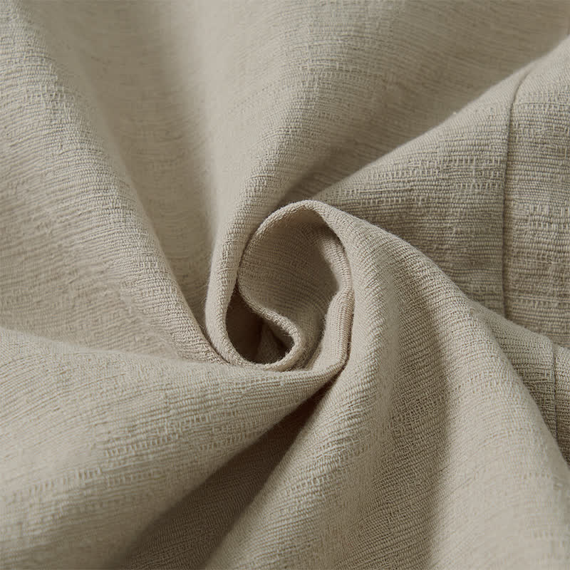 Camicia da donna a maniche lunghe in cotone tinta unita, stile Tang, con colletto alla coreana e stampa Buddha Stones, ideale per primavera e autunno. - image 16
