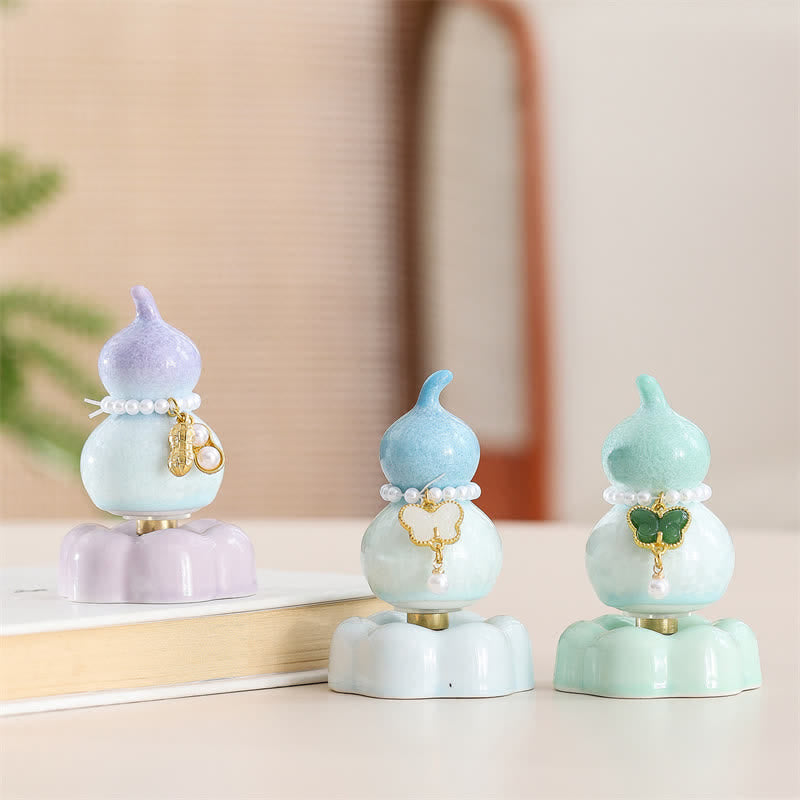 Buddha Stones Zucca a forma di farfalla in ceramica girevole, decorazione per uno stile di vita consapevole. - image 28