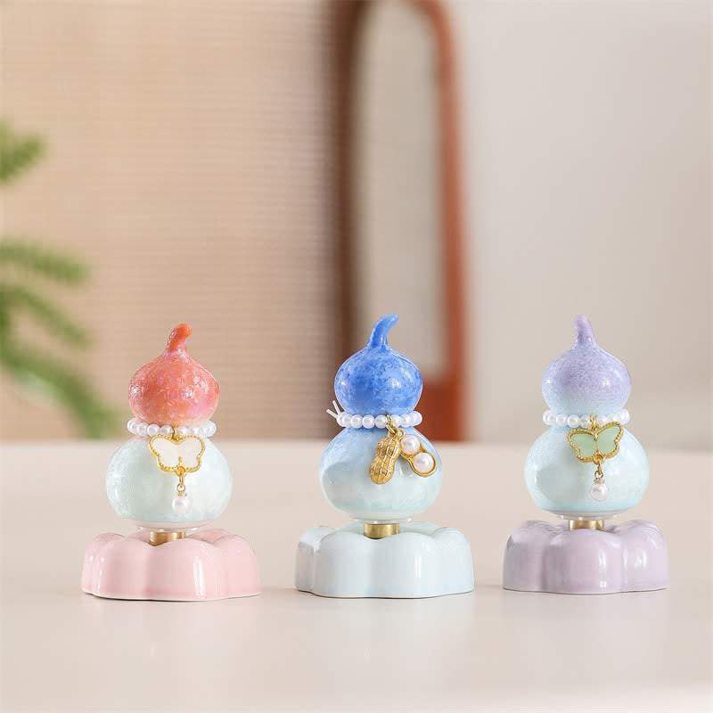 Buddha Stones Zucca a forma di farfalla in ceramica girevole, decorazione per uno stile di vita consapevole. - image 31