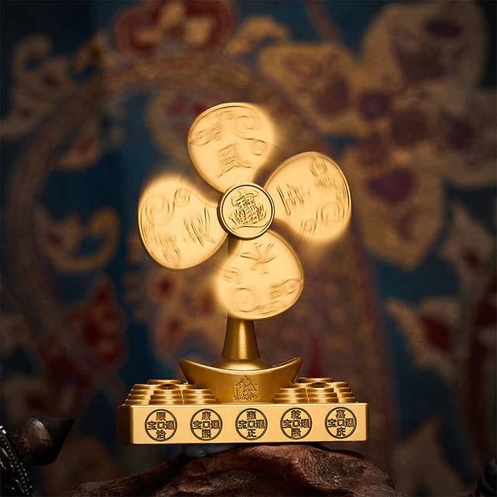 Buddha Stones Monete Yuanbao in ottone con bassorilievo raffiguranti i Cinque Imperatori, simbolo di prosperità, ricchezza e fortuna. - image 1