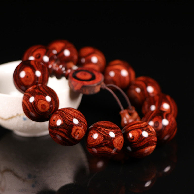 Braccialetto Buddha Stones Tibetan Rosewood Warmth (tipo casuale) - image 1