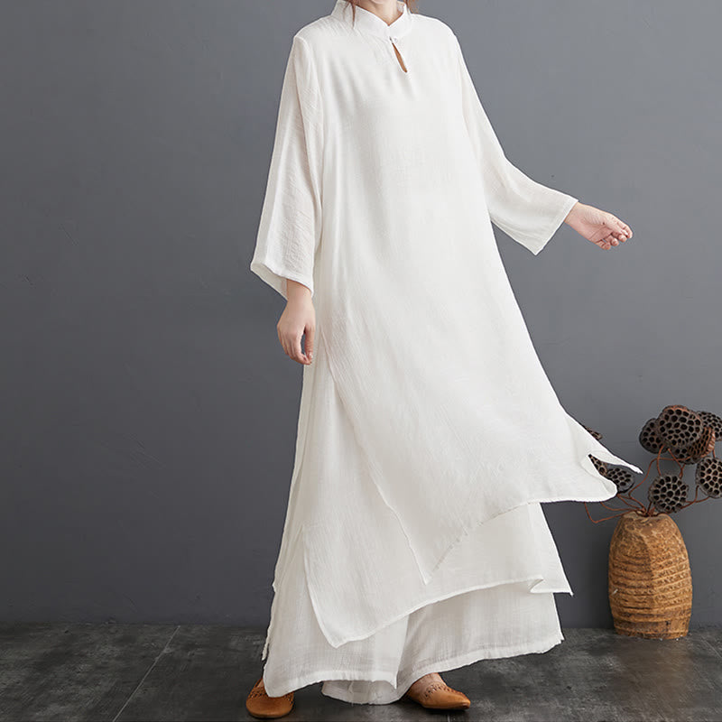Set di abbigliamento da donna Buddha Stones dal motivo semplice per meditazione, preghiera, pratica spirituale Zen e yoga. - image 24