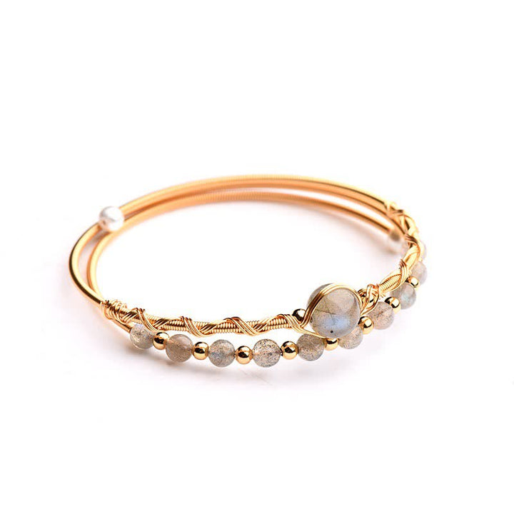 Braccialetto dell'amore curativo con pietra di luna Buddha Stones